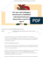 Por Que A Aprendizagem Intencional É A Habilidade Mais Importante para Desenvolver A Partir de Agora - O Futuro Das Coisas PDF