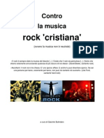 Contro la Musica Rock Cristiana, ovvero la musica non è neutrale.