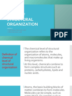 Level of Structural Organization