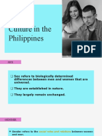 Gender Culture in The Philippines
