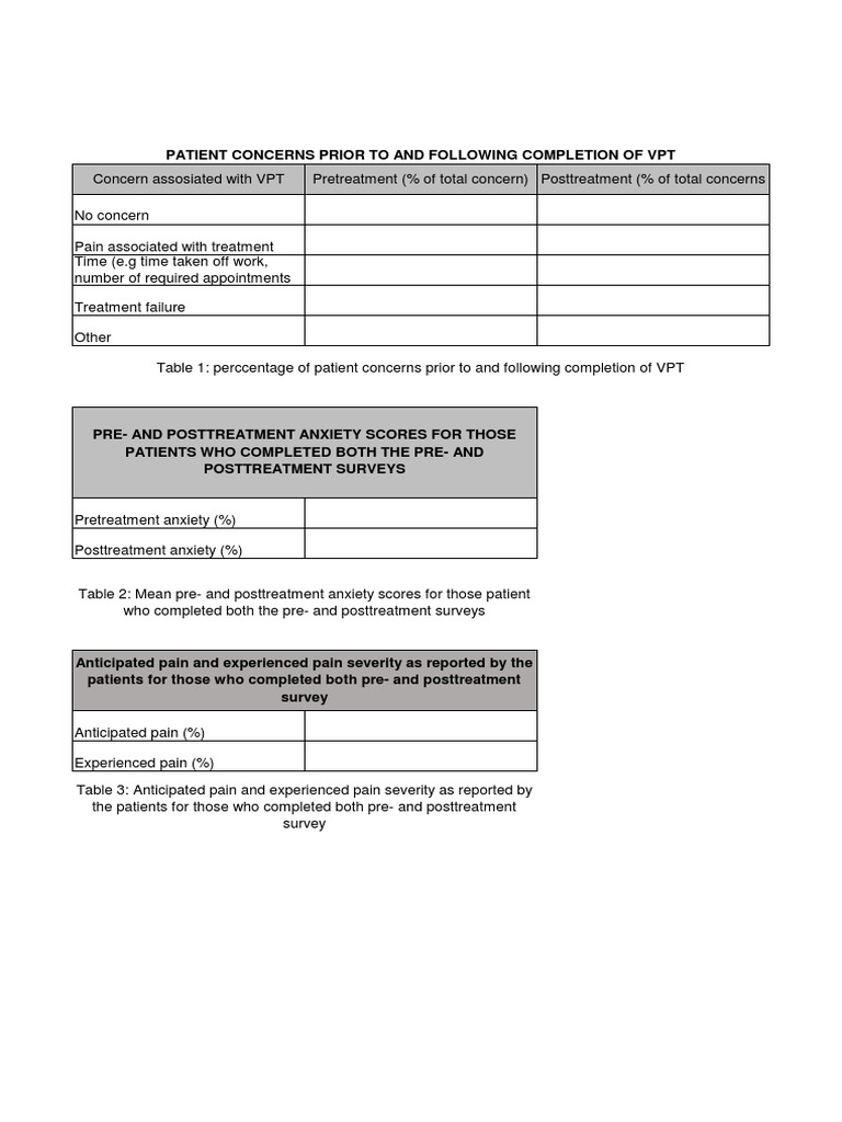 Dummy table questionnaire pdf