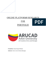 Online Platforms Research for Portfolio