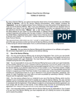 Sample Cloud Service Offerings Terms and Conditions PDF