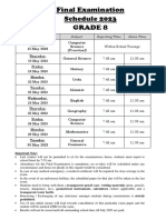 Essential Exam Preparation Checklist | PDF