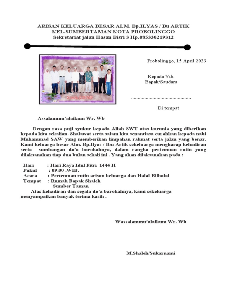File Undangan Keluarga | PDF
