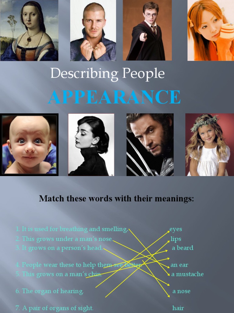 Human Appearance Descriptions Guide | PDF | Language Arts & Discipline