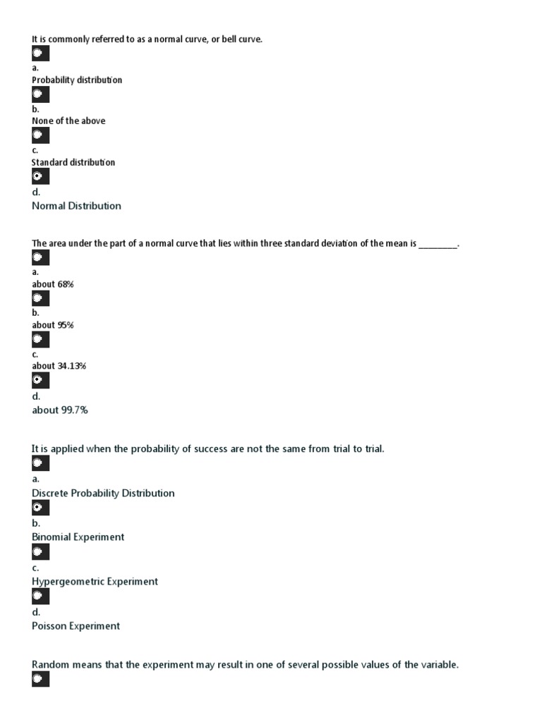 Understanding Random Variables and Distributions | PDF | Probability ...