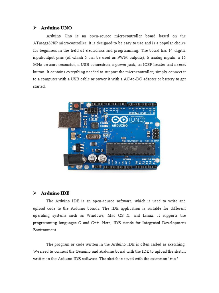 ArduinoUNO PDF | PDF