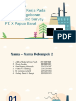 Studi Kasus Kecelakaan Kerja Pada Pekerja Pengeboran Migas Seismic Survey PT. X Papua Barat