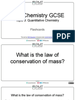 Flashcards - Topic 03 Quantitative Chemistry - AQA Chemistry GCSE PDF