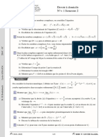 Devoir D 1 s2 (2BAC) PDF