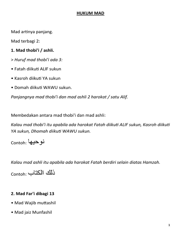 Hukum Mad Pdf