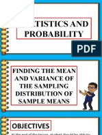 Q4L3 Finding The Mean and Variance of The Sampling Distribution of A Sample Mean