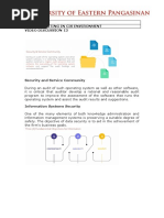 Auditing in CIS Environment DISCUSSION 13