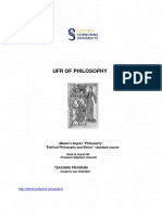 Présentation Du Master Philosophie Morale Et Politique 22-23 PDF