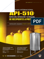 Programa API 510 inspección recipientes presión