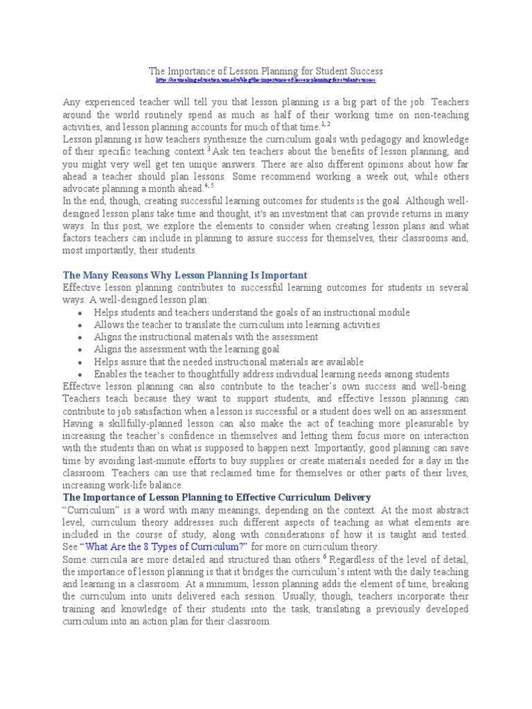 the-importance-of-lesson-planning-for-student-success-pdf