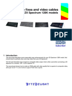 ZX Spectrum 128K Video Fixes and Video Cables PDF