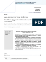 Petraccia L., Liberati G., Masciullo S.G., Et Al - Water, Mineral Waters and Health. in Clinical Nutrition (2006) 25, 377-385 PDF