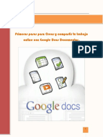 Primeros Pasos Con Google Docs PDF