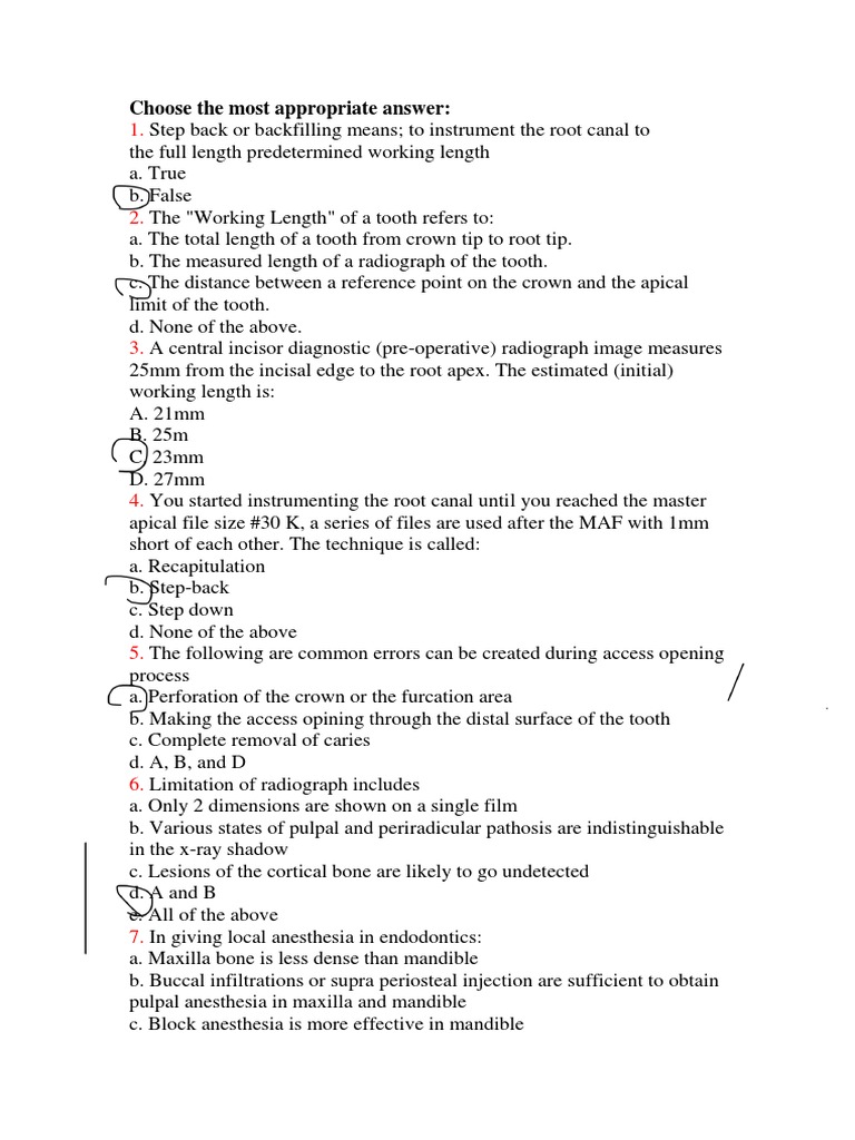 Choose The Most Appropriate Answer | PDF | Health Sciences | Clinical ...