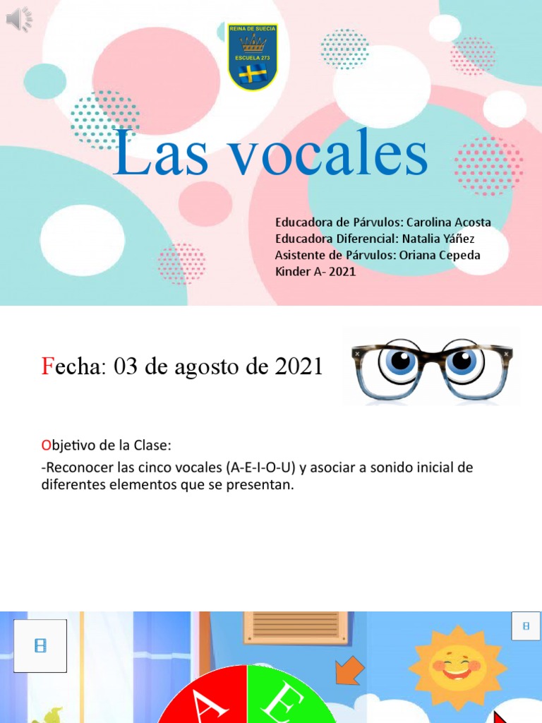 Actividades para aprender vocales | PDF | Artes del Lenguaje y Comunicación