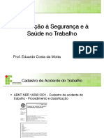 Introdução à Segurança no Trabalho