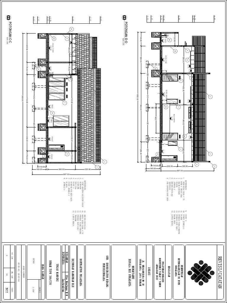 potongan rumah 1 lantai | PDF