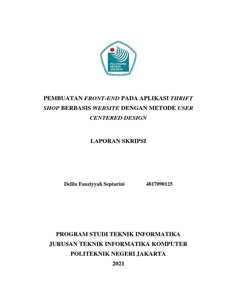 Front-End Aplikasi Thrift Shop Web | PDF | Komputer