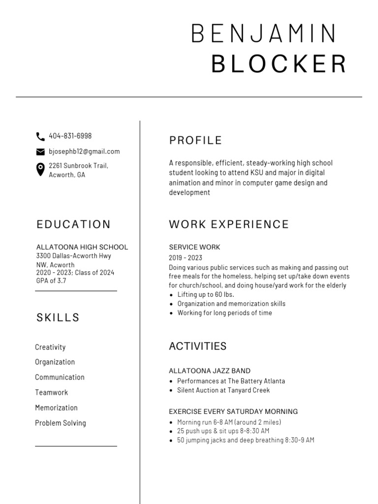 Black and White Simple Visual Artist - 1695606382