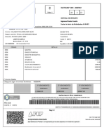 Factura escolar con detalles de pagos