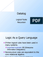 P - 14 - Datalog, Recursive SQL