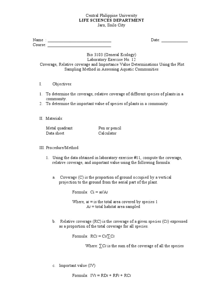 Laboratory Exercise 12 PDF