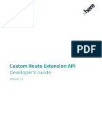 2017-Custom Route Extension API v1.0 Developers Guide