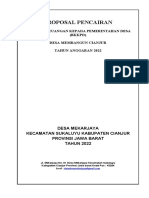 Permohonan Desa Manjur 2022-Desa Mekarjaya