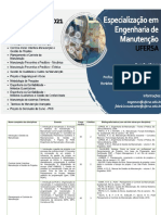 Disciplinas Especialização Manutenção UFERSA-T2 PDF