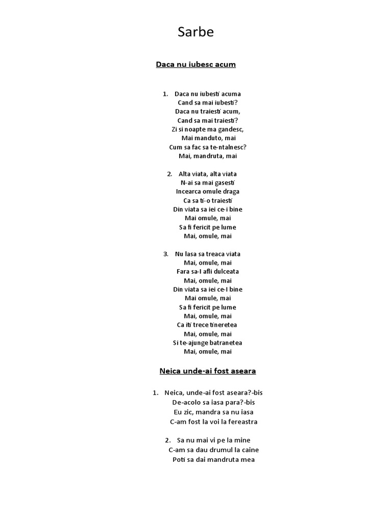 Sarbe | PDF