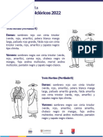 Vestimenta de Bailes Folclóricos 2022 PDF