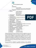 Acta de Suspensión de Obra