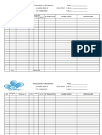 Formato Control Diario de Ventas