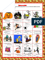 Halloween Spooky Prepositons Grammar Drills Icebreakers Oneonone Activities - 101923