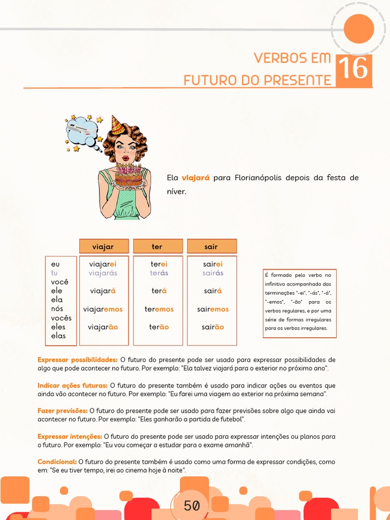 Verbos no Futuro do Presente: Guia Completo | PDF