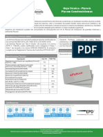 Ficha Tecnica Plyrock PDF