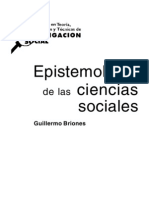 BRIONES, G. 2002 Epistemología de las Ciencias Sociales