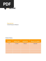 Ransomware Response Playbook