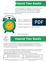 Elapsed Time Bundle PDF