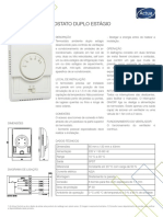 ACTAV-201S Termostato Duplo Estágio para Controle de Ar-Condicionado