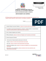 Formulario de Información Sobre El Oferente (SNCC.F.042)