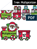 Christmas Train Multipication I KATTRIS