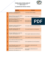 Fechas Civicas Actual.